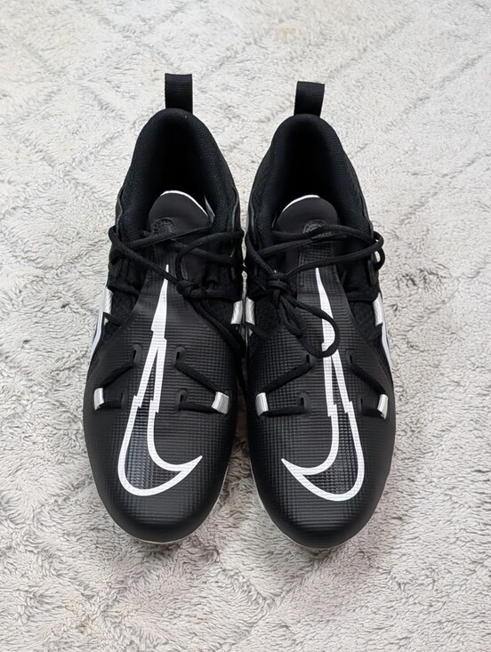 Nike Alpha Menace Pro 3 Black White Football Cleats Mens Sz 11.5 CT6649-001 NEW main image 4